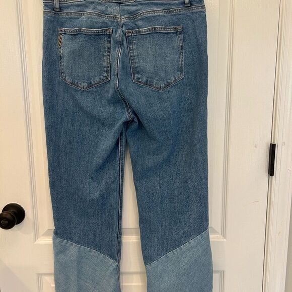 Paige Colette Crop  Flare twisted Panel EMMYLOU Women's Size 31 - Picture 2 of 16